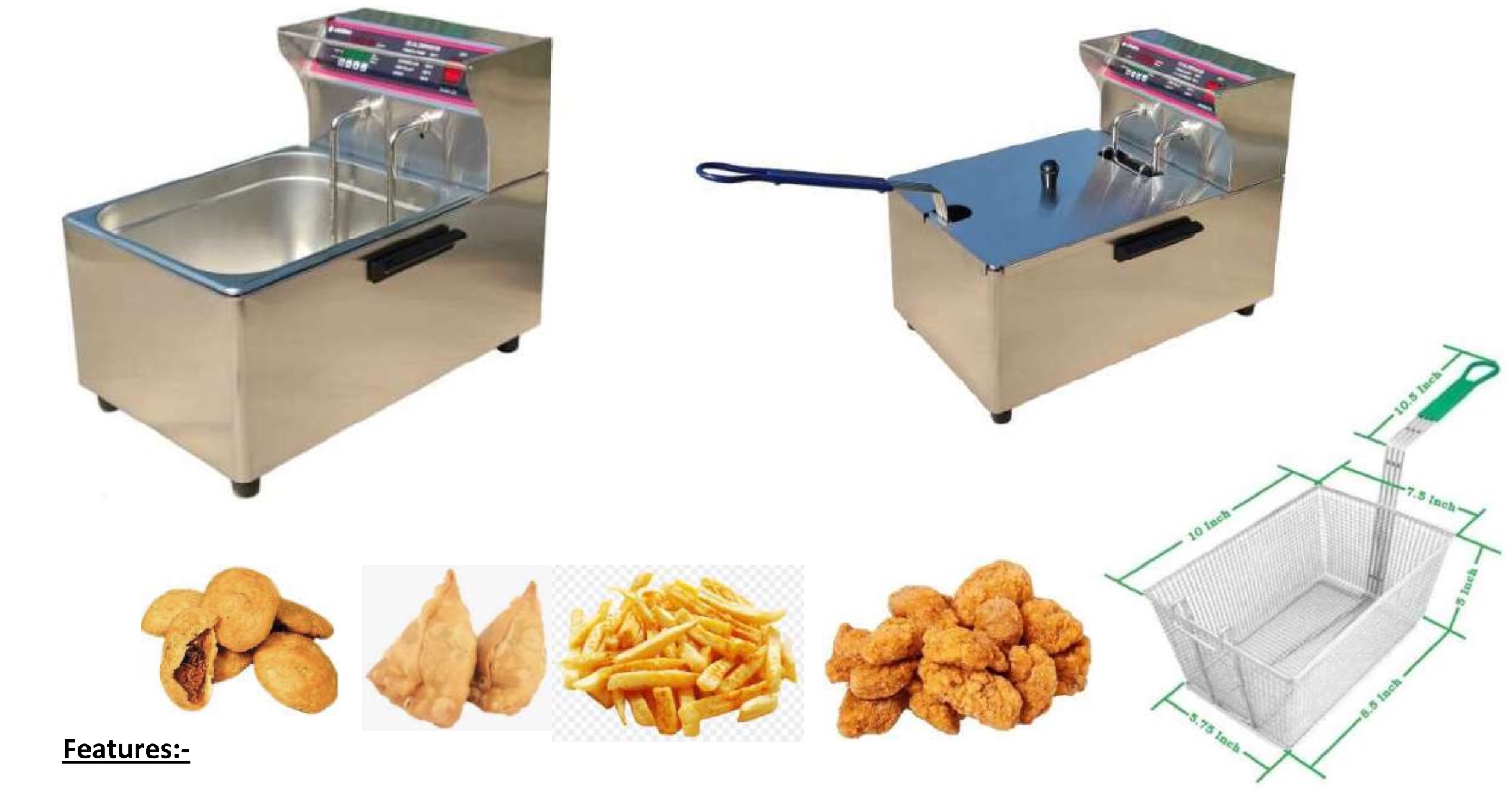 Deep Fryer 8L Single